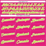 Custom Stitched Hot Pink Neon Green-White 3D Halloween Sports Pullover Sweatshirt Hoodie - Image 3