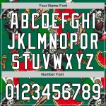 Custom Kelly Green White-Black 3D Mexican Festival Skull Cinco de Mayo Authentic Baseball Jersey - Image 5