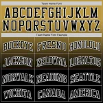 Custom Old Gold Black-White Fade Fashion Round Neck Sublimation Basketball Suit Jersey - Image 4