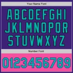 Custom Purple Aqua Black-Pink Bomber Varsity Letterman Two Tone Zipper Jacket - Image 5