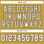 Custom Old Gold White-Black Mesh Authentic Football Jersey - Image 4