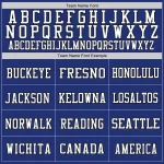 Custom Royal Black-White Mesh Authentic Football Jersey - Image 3