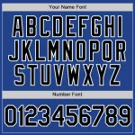 Custom Royal Black-White Performance T-Shirt - Image 4