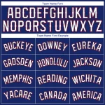 Custom Royal White-Red Authentic Baseball Jersey - Image 4