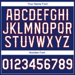 Custom Royal White-Red Authentic Baseball Jersey - Image 5