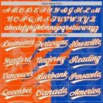 Custom Graffiti Pattern White Thunder Blue-Orange 3D Scratch Two-Button Unisex Softball Jersey - Image 4