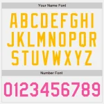 Custom White Pink Pea Green-Gold Authentic Two Tone Baseball Jersey - Image 5