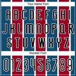 Custom Black Red-Royal Lines Sublimation Volleyball Uniform Jersey - Image 6