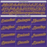 Custom Stitched Purple Purple-Gold Sports Pullover Sweatshirt Hoodie - Image 6